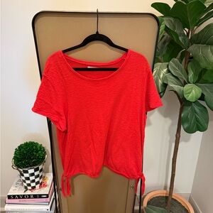 Madewell Bright Red Short Sleeve Tee
